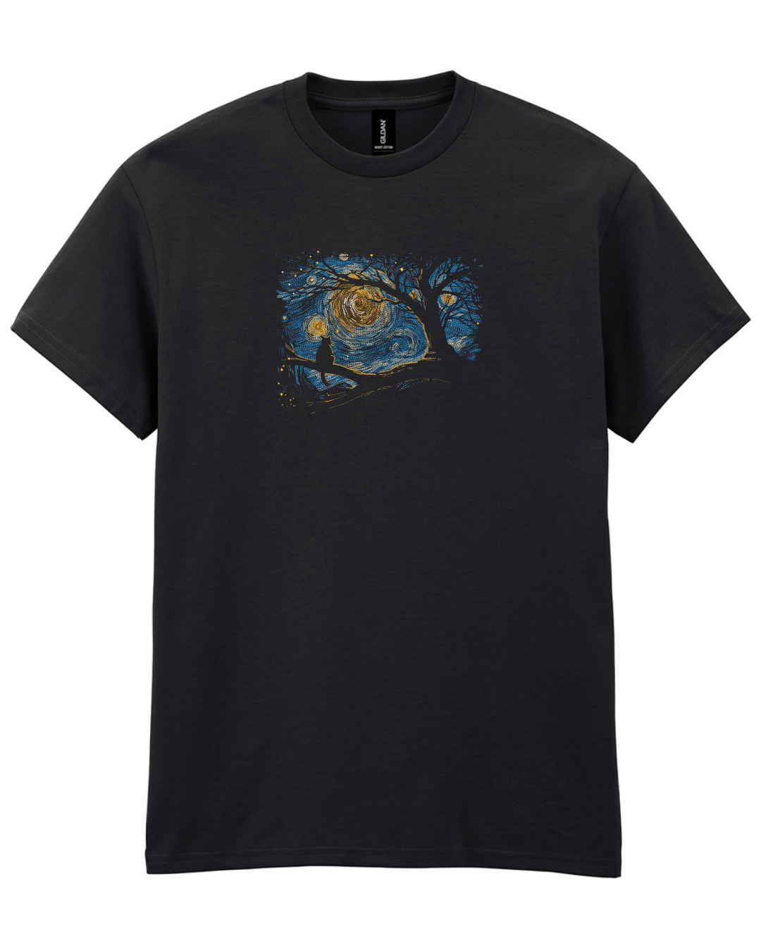 Starry Night Cat